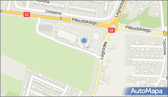 Paczkomat InPost GLO04A, Piłsudskiego 15, Głogów 67-200