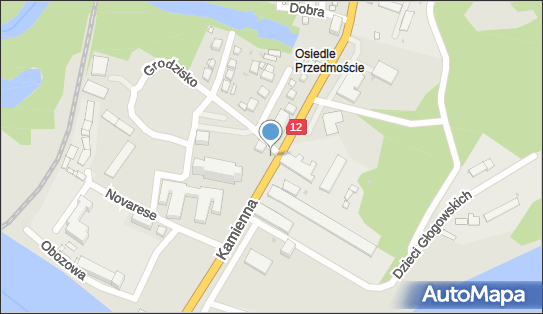 Paczkomat InPost GLO833, Kamienna Droga 35, Głogów 67-200