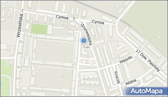 Paczkomat InPost GNI01ML, Grunwaldzka 2, Gniezno 62-200