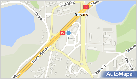 Paczkomat InPost GNI12M, Żwirki i Wigury 32, Gniezno 62-200
