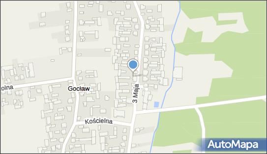 Paczkomat InPost GOCL01M, 3 Maja 75, Gocław 08-440