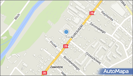 Paczkomat InPost GOR01N, Tadeusza Kościuszki 44E, Gorlice 38-300