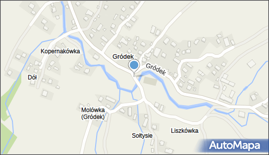 Paczkomat InPost GQE01M, Gródek 327, Gródek 33-331