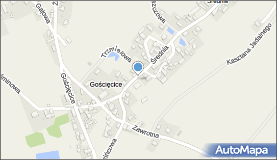 Paczkomat InPost GQSC01BAPP, Gościęcice 82A, Gościęcice 57-100