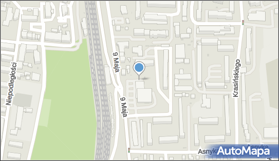 Paczkomat InPost GRF01A, 9-go Maja 14, Gryfino 74-100