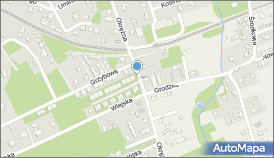 Paczkomat InPost GRM01BAPP, Okrężna 11A, Grodzisk Mazowiecki 05-825