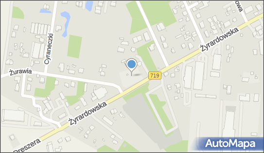 Paczkomat InPost GRM13M, Żyrardowska 3E, Grodzisk Mazowiecki 05-825