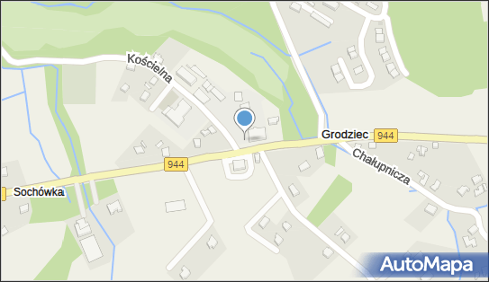 Paczkomat InPost GROZ01M, Grodziec 42, Grodziec 43-386