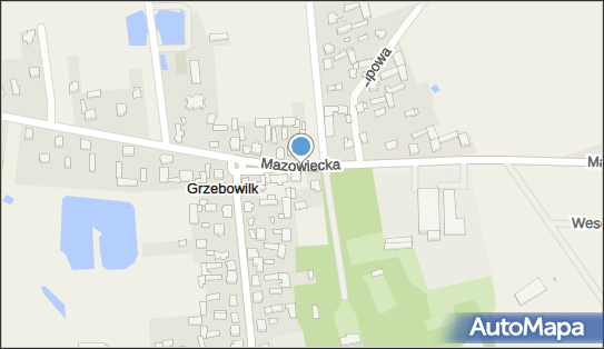 Paczkomat InPost GRZE01M, Mazowiecka 9, Grzebowilk 05-332