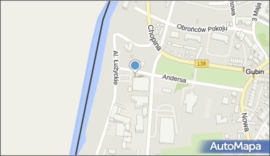 Paczkomat InPost GUB04M, II Armii Wojska Polskiego 9, Gubin 66-620