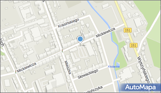 Paczkomat InPost GWI06M, Mickiewicza 7, Gorzów Wielkopolski 66-400