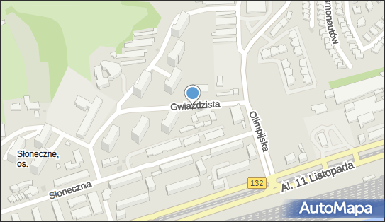 Paczkomat InPost GWI13A, Gwiaździsta 1, Gorzów Wielkopolski 66-400