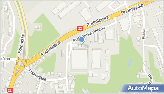 Paczkomat InPost GWI20M, Podmiejska Boczna 12 a 66-400