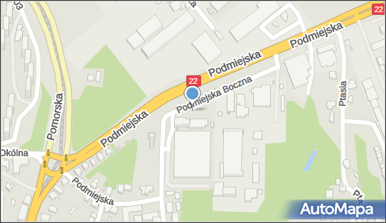 Paczkomat InPost GWI20M, Podmiejska Boczna 12 a 66-400