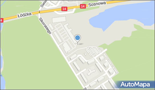 Paczkomat InPost GWO01A, Sikorskiego 59, Głowno 95-015