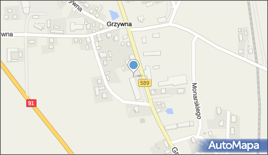 Paczkomat InPost GYA01M, Grzywna 124, Grzywna 87-140