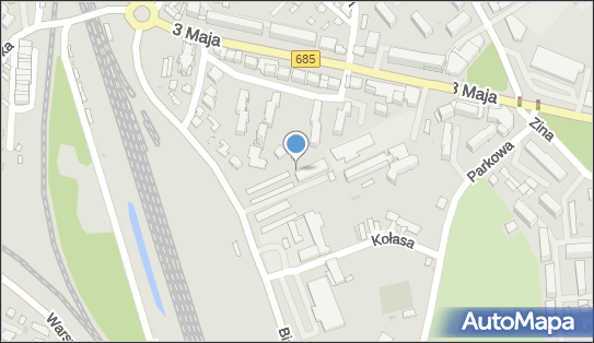 Paczkomat InPost HJN01M, Białowieska 5A, Hajnówka 17-200