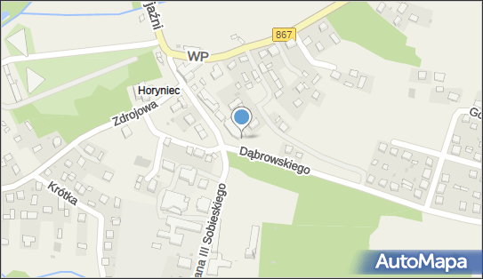Paczkomat InPost HOZ02M, aleja Przyjaźni 11, Horyniec-Zdrój 37-620