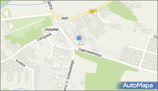 Paczkomat InPost HOZ02M, aleja Przyjaźni 11, Horyniec-Zdrój 37-620