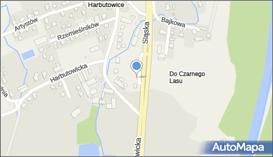 Paczkomat InPost HRB01M, Śląska 4, Harbutowice 43-430