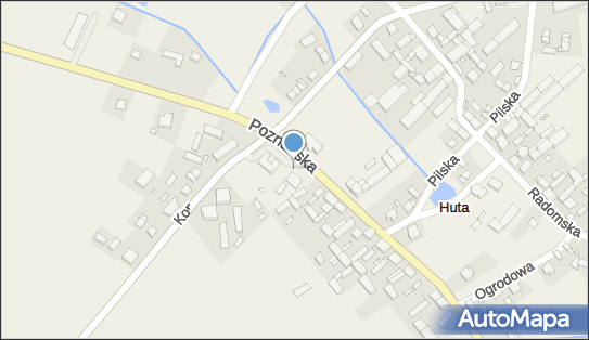 Paczkomat InPost HUT01M, Poznańska 10, Huta 64-708