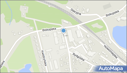 Paczkomat InPost ILA01W, Grudziadzka 71, Iława 14-200