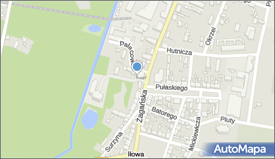 Paczkomat InPost ILO05M, Pałacowa 1, Iłowa 68-120