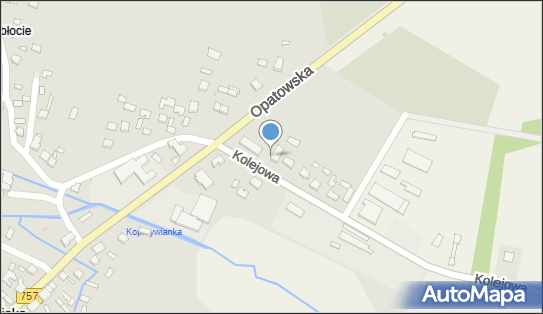 Paczkomat InPost ISK01M, Kolejowa 1B, Iwaniska 27-570