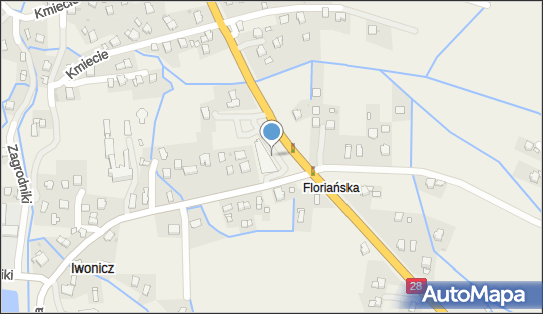Paczkomat InPost IWN01M, Floriańska 43, Iwonicz 38-440