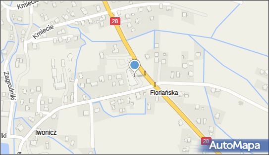 Paczkomat InPost IWN01M, Floriańska 43, Iwonicz 38-440