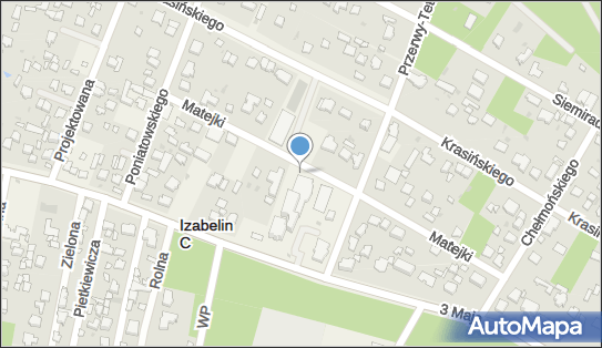 Paczkomat InPost IZA01APP, Matejki 21, Izabelin C 05-080