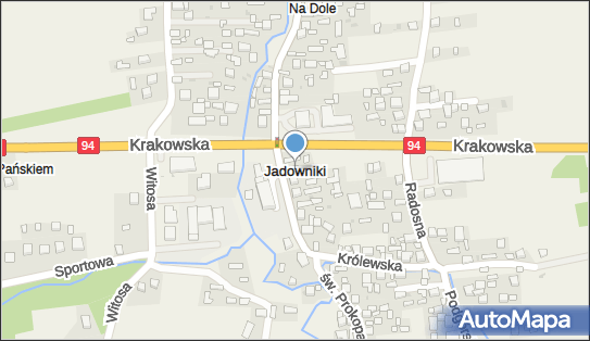 Paczkomat InPost JAD01BAPP, św. Prokopa 3, Jadowniki 32-851