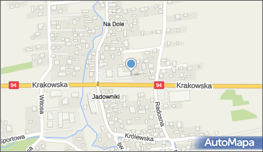 Paczkomat InPost JAD01M, Środkowa 4, Jadowniki 32-851