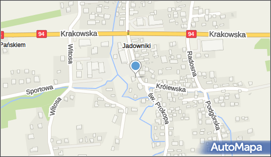 Paczkomat InPost JAD03M, Prokopa 6, Jadowniki 32-800