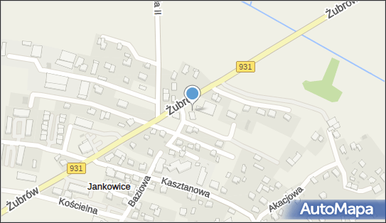 Paczkomat InPost JAK01N, Baziowa 1, Jankowice 43-215