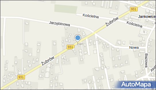 Paczkomat InPost JAK04M, Żubrów 68, Jankowice 43-215