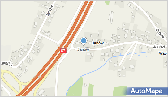 Paczkomat InPost JANQ01M, Janów 32B, Janów 26-065