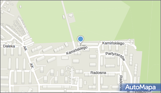 Paczkomat InPost JAW06N, gen. Feliksa Kamińskiego 9, Jaworzno 43-603