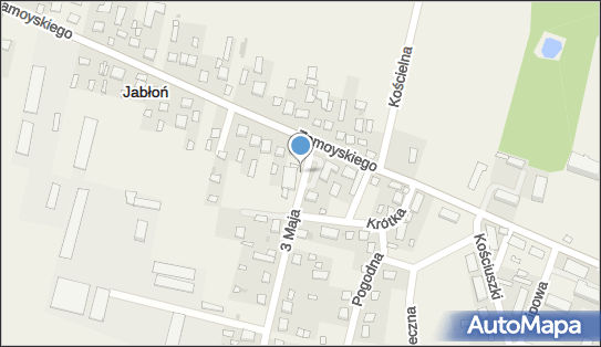 Paczkomat InPost JBL01M, 3 Maja 2, Jabłoń 21-205