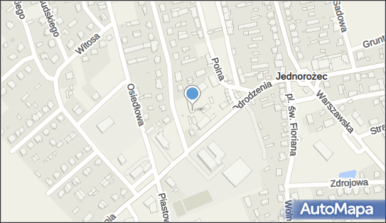 Paczkomat InPost JDN01M, Odrodzenia 8a, Jednorożec 06-323