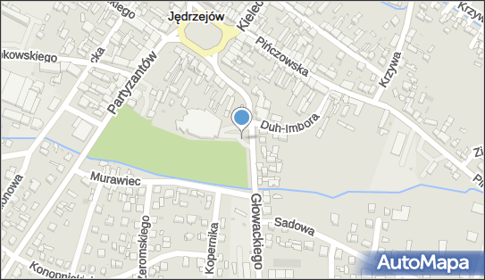 Paczkomat InPost JED01M, Głowackiego 10, Jędrzejów 28-300