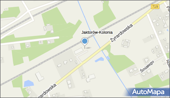 Paczkomat InPost JKO02M, Żyrardowska 2B, Jaktorów-Kolonia 96-313