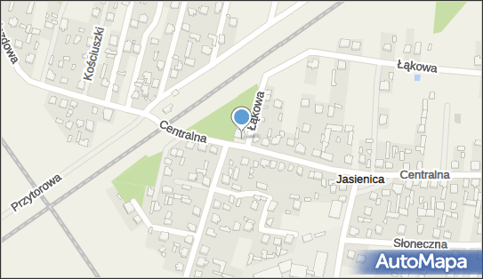 Paczkomat InPost JNI01M, Centralna 92, Jasienica 05-240