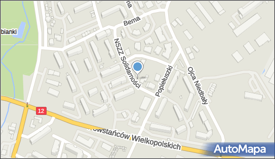 Paczkomat InPost JRC01HP, NSZZ Solidarności 19, Jarocin 63-200