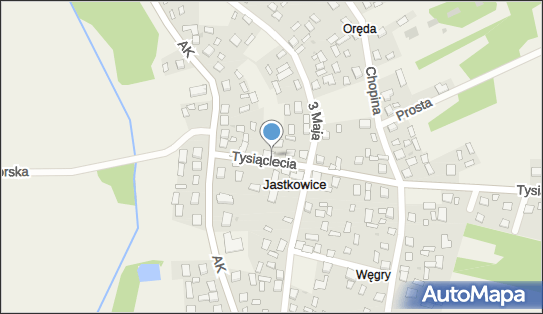 Paczkomat InPost JTK01M, Tysiąclecia 1A, Jastkowice 37-403