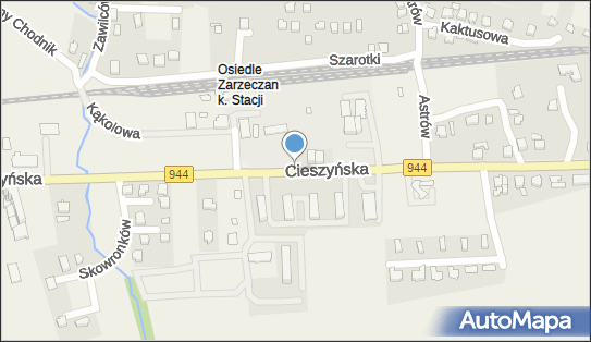 Paczkomat InPost JWZ01BAPP, Cieszyńska 20, Jasienica 43-385