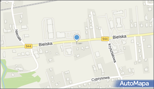 Paczkomat InPost JWZ03M, Bielska 576, Jaworze 43-384