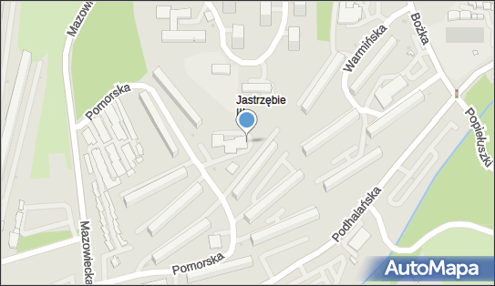 Paczkomat InPost JZD06BAPP, Pomorska 15A, Jastrzębie-Zdrój 44-335