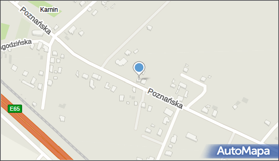 Paczkomat InPost KAN01M, Poznańska 99, Karnin 66-446