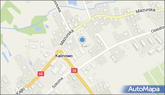 Paczkomat InPost KAO03M, Osiedlowa 17, Kalinowo 19-314